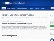 Tablet Screenshot of pallettrucktwente.nl